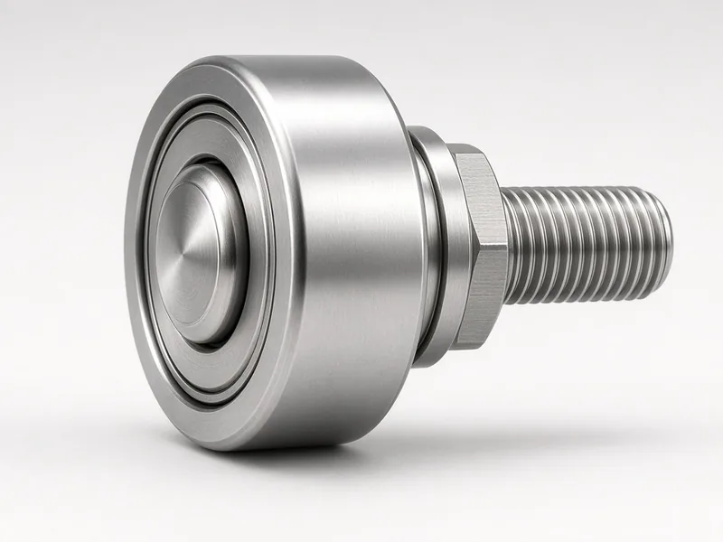 Stud-type track roller cam follower with threaded shaft